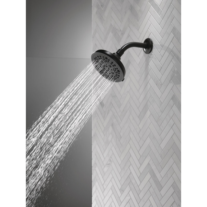 5-Setting Shower Head, Matte Black