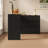 Extendable Vanity Table with 6 Drawers-1210099254