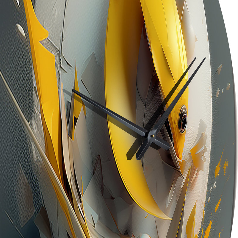 Horloge murale Visionary Divine Dance 3D Wave Sphere IV, Moyenne