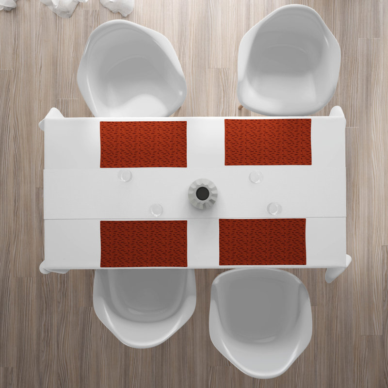 Polyester Floral Rectangle Placemat