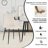 5 - Piece Rectangle Glass Dining Set-1409891156-1409891154