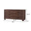 Commode double 6 tiroirs Abigayle