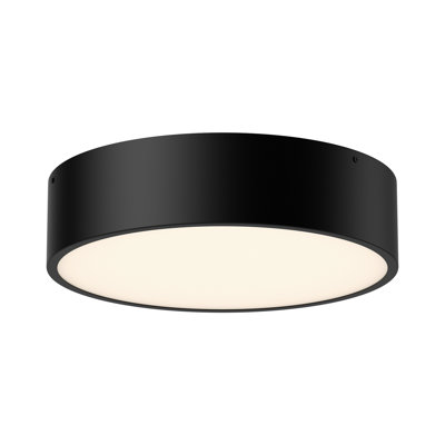 Mossy 3 Light Glass Flush Mount