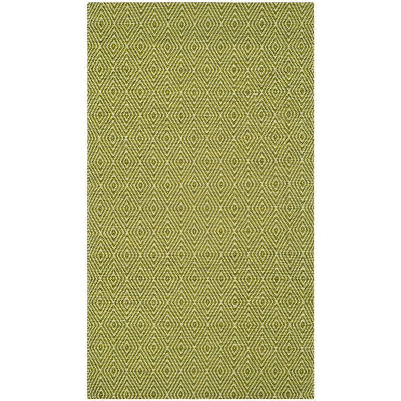 Adelmar Hand Woven Performance Geometric Rug, Rectangle 3' x 5'