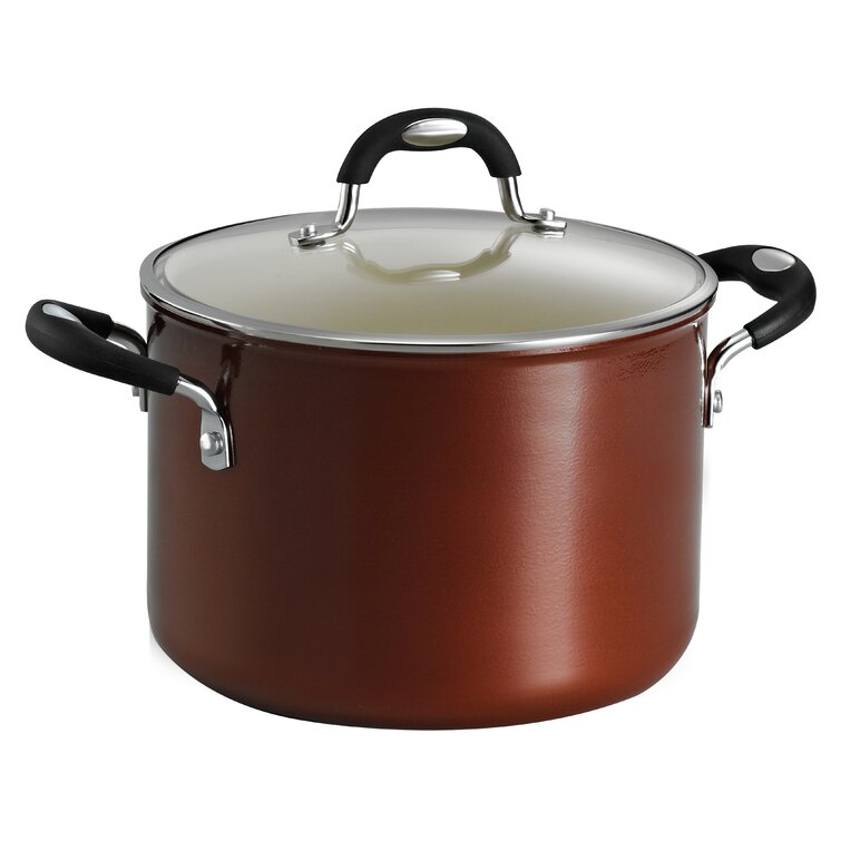 Tramontina Style Ceramica 6 qt. Stock Pot with Lid