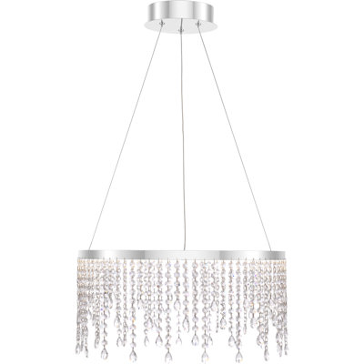 Richelle Dimmable LED Wagon Wheel Chandelier