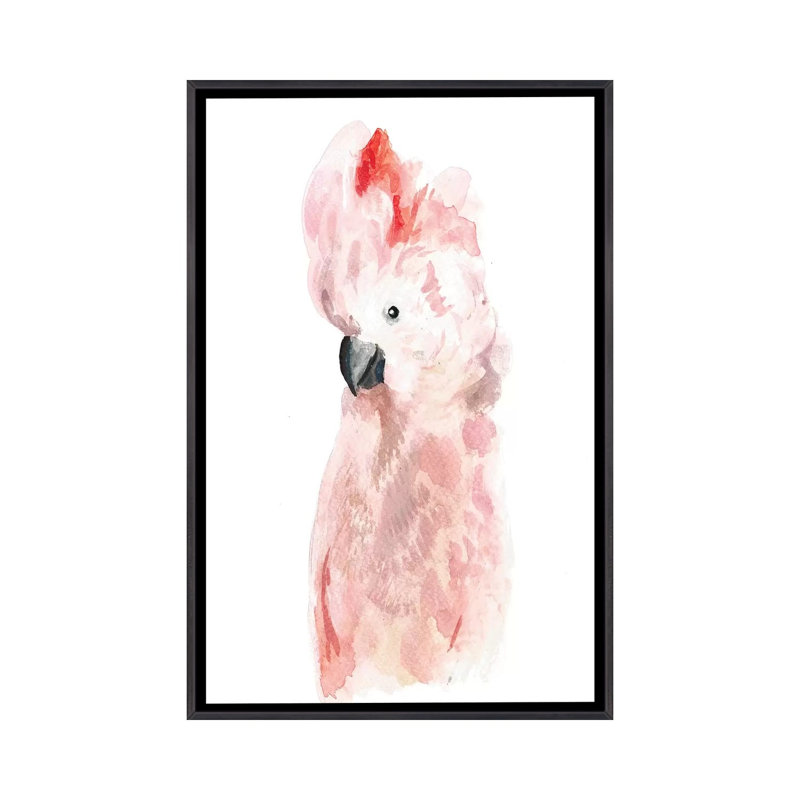 « mohawk » par albina bratcheva-reproduction d’art, H 40 po x l 26 po x P 1,5 po, Toile avec cadre noir patiné