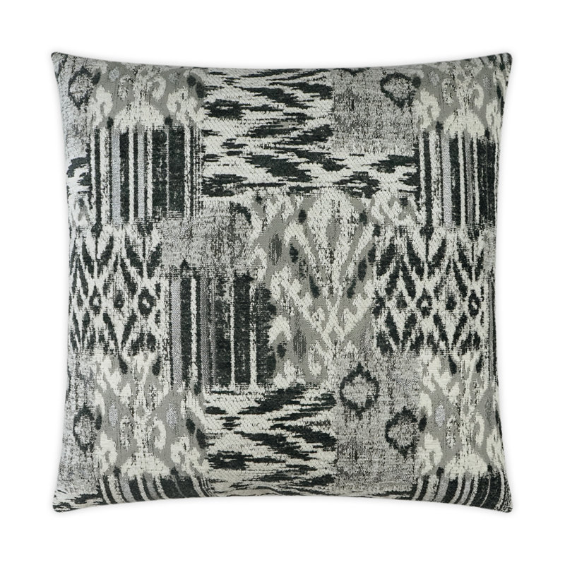 Coussin décoratif Manpi, Zinc, Carré 24 po