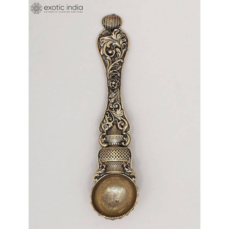 5 Inch Superfine Ritual Spoon in Brass
