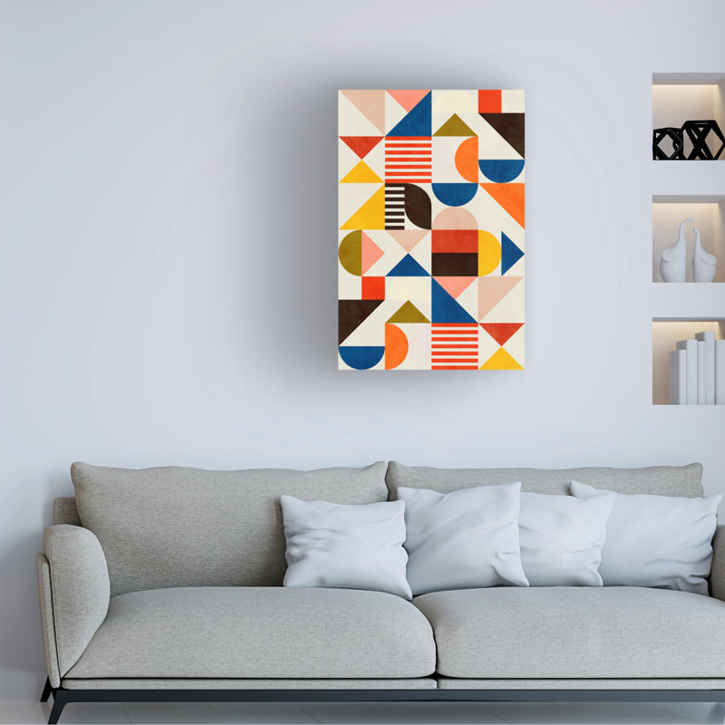 «Bauhaus Fun on Canvas» par Ana Rut Bre, reproduction, H 24 po x l 16 po x P 2 po