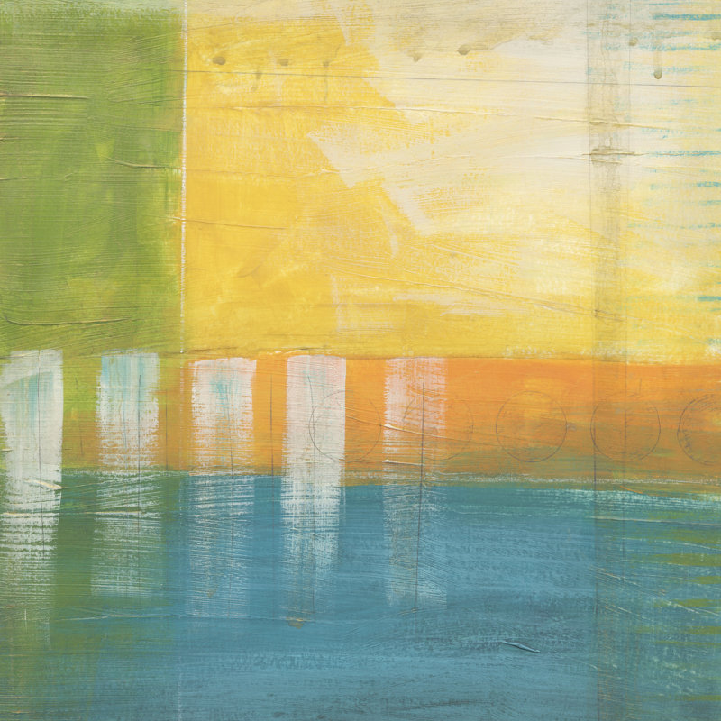 Citrus Fields I by June Erica Vess - Wrapped Canvas Painting, 122cm H x 122cm W