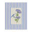 Toile «Blue Stripe Morning Glory», conception par Lisa Wehmeyer