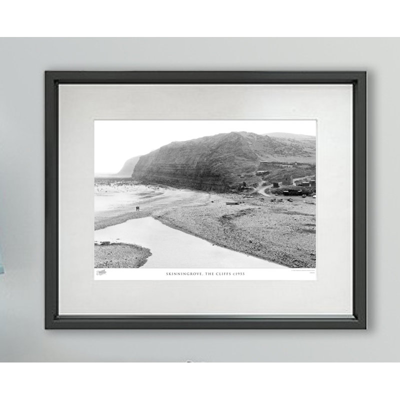 Skinningrove, The Cliffs C1955 - Single Picture Frame Print, 45cm H x 60cm W x 2.3cm D