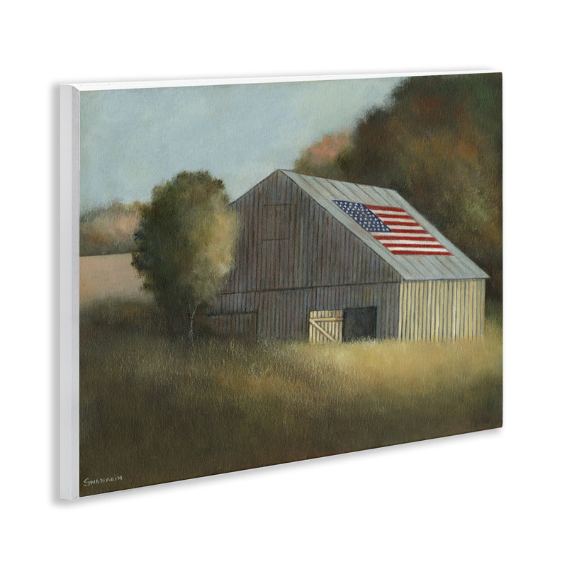 "Peaceful Americana Barn", art par David Swanagin