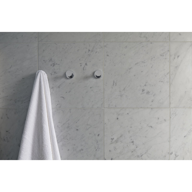 Stillness Wall Mounted Robe Hook, Polished Chrome