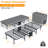 Folding Bed with Mattress for Adults, Twin Size, Portable Foldable Roll Away Bed on Wheels, Memory Foam Mattress and Super Strong Frame, Space Saving Fold Up for Easy Storage