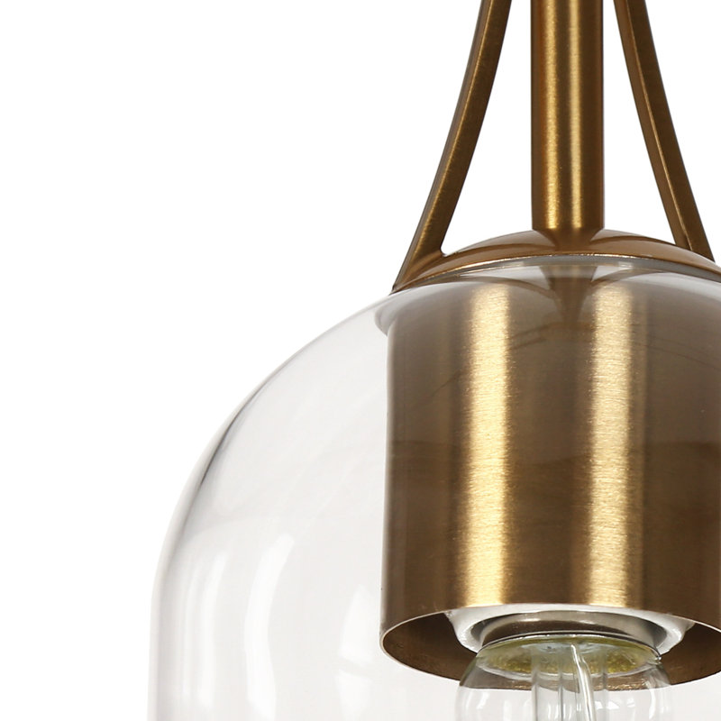 Luminaire suspendu en or 1 lumière Sia