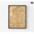 Cadre photo brun simple sans passe-partout