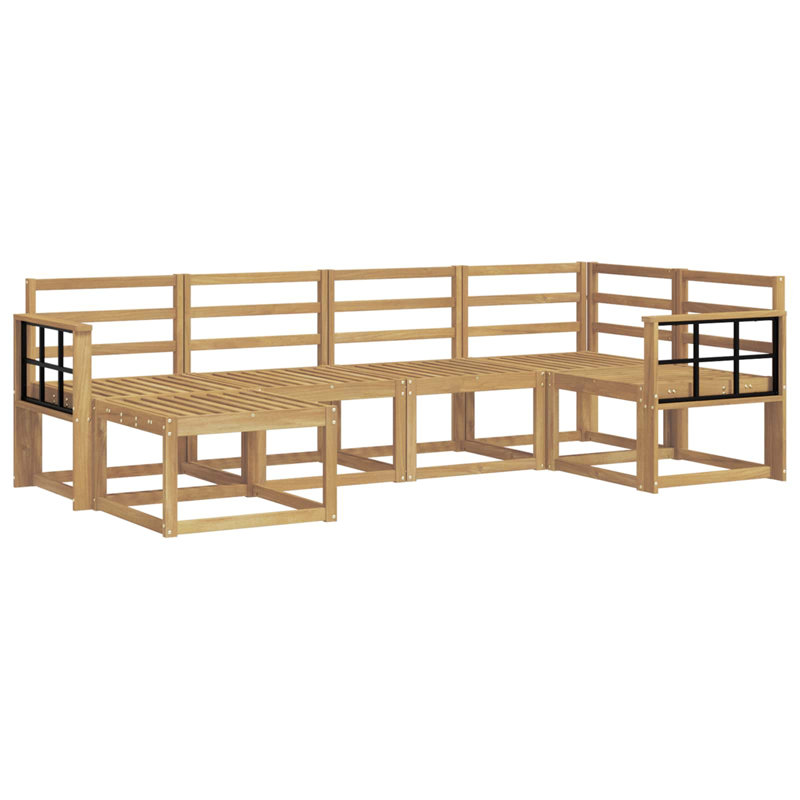 251cm Wide Patio Sofa, 6