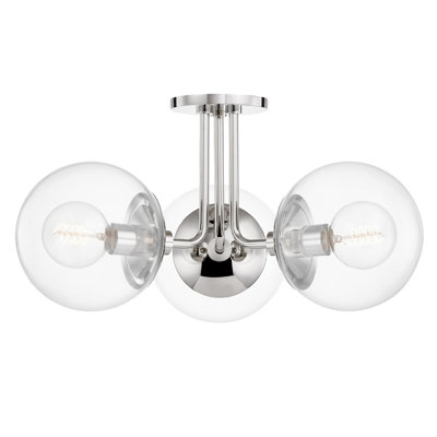 Plafonnier semi-encastré 3 lumières 20,25 po Meadow