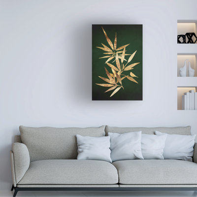 Tina Lavoie Golden Bamboo Canvas Art