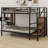 Metal Bunk Bed With Wardrobe-785641103