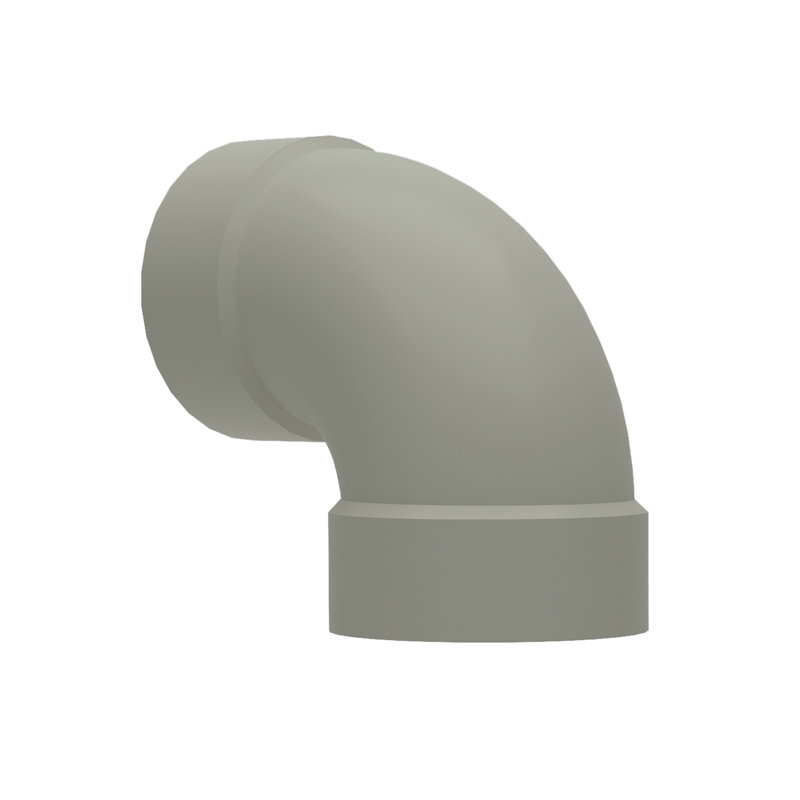 Decorative 4" Flue Pipe, Silver