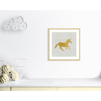 «Unicorn Gold 1», art encadré