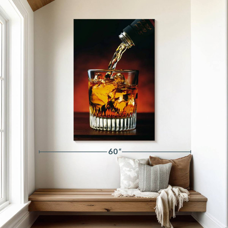Yarlin Flowing Whisky, 48" H x 32" W