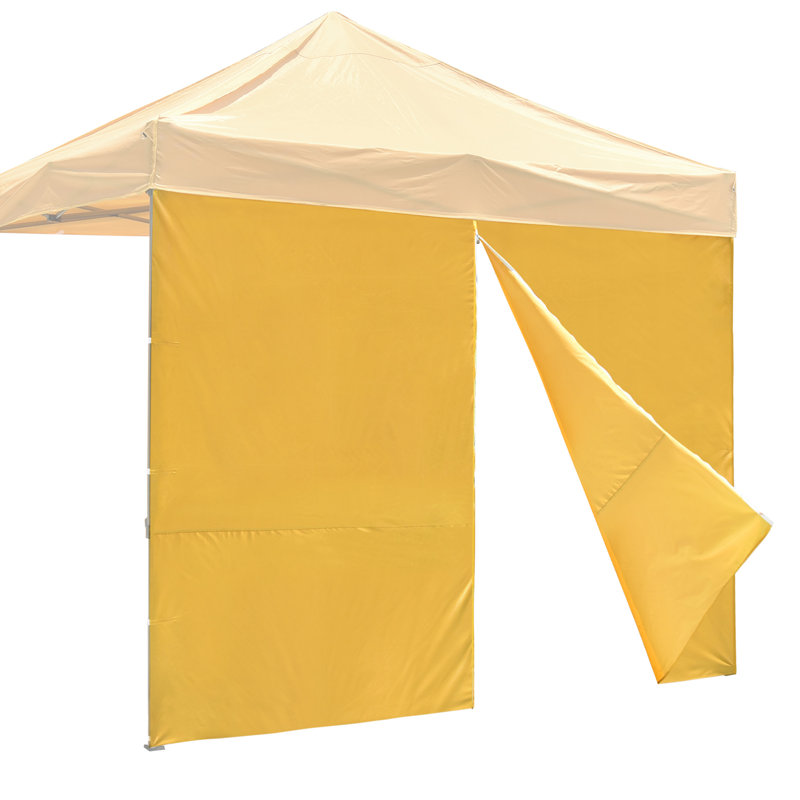 Paroi latérale, H 119,69 po x l 85,83 po x P 0,39 po, Jaune
