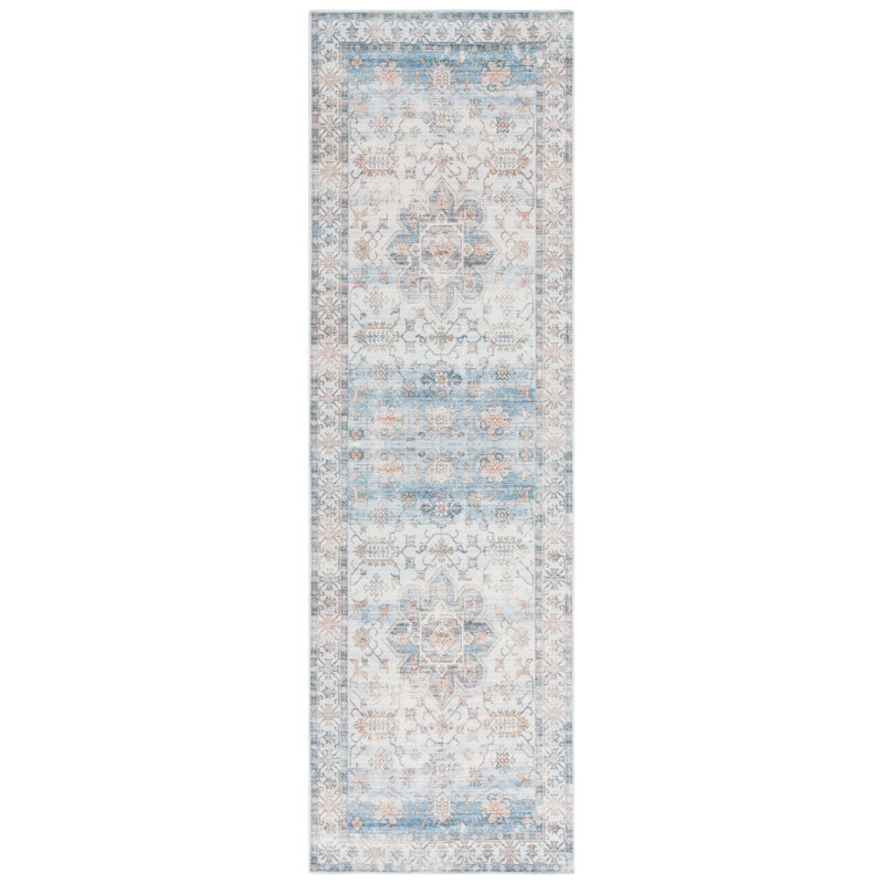 Rayniya Performance Machine Washable Oriental Rug, Runner 2'6" x 8'
