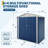 6x4 FT Outdoor Storage Shed, Garden Tool Storage Shed with Sloping Roof and Double Lockable Door, Outdoor Sheds with Panel Protection for Backyard Garden Patio Lawn,Navy Blue-123175014