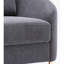 Chaise en lin gris yuina