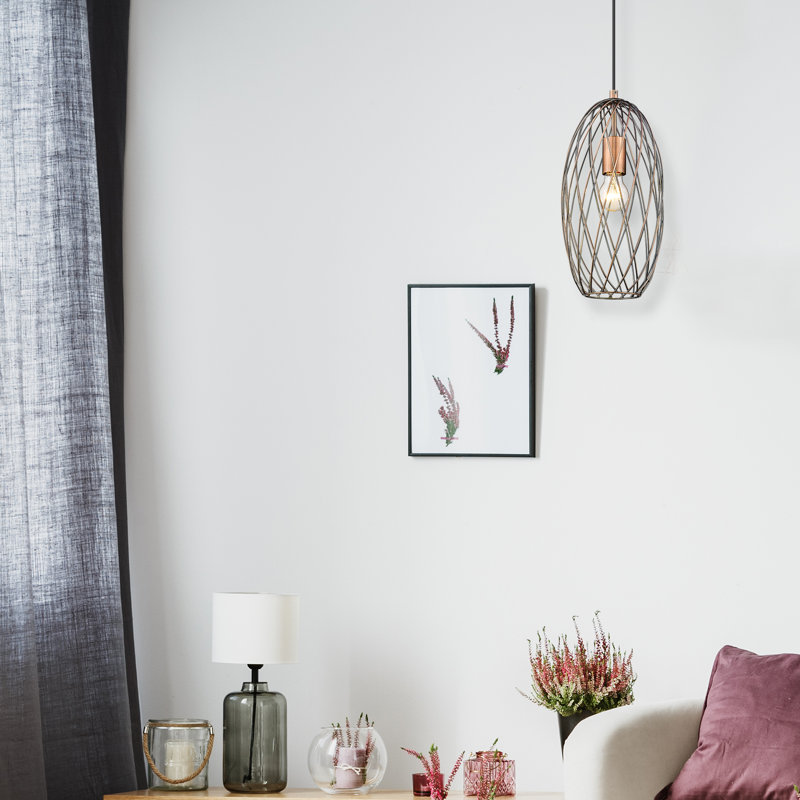 Sumner 1 - Light Copper Geometric Pendant