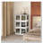 Stackable Storage Bins with Lids Collapsible Closet Organizers on Wheels