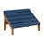 Navy Blue Top/Antique Mahogany Base
