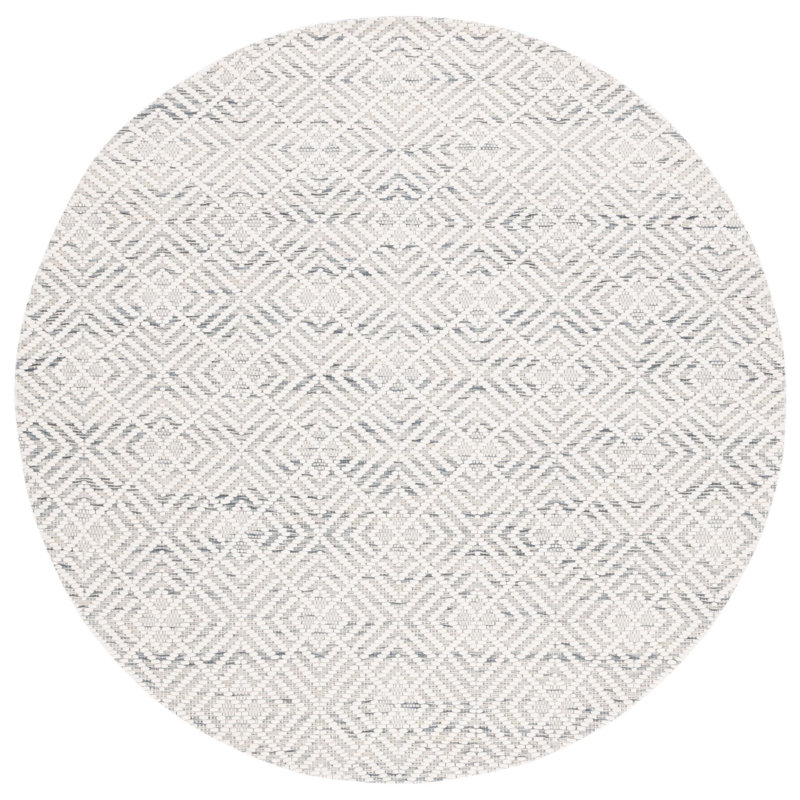 Demekia Hand Woven Performance Geometric Rug, Rectangle 4' x 6'