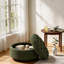 63.5cm Wide Round No Pattern Footstool Ottoman-299197913