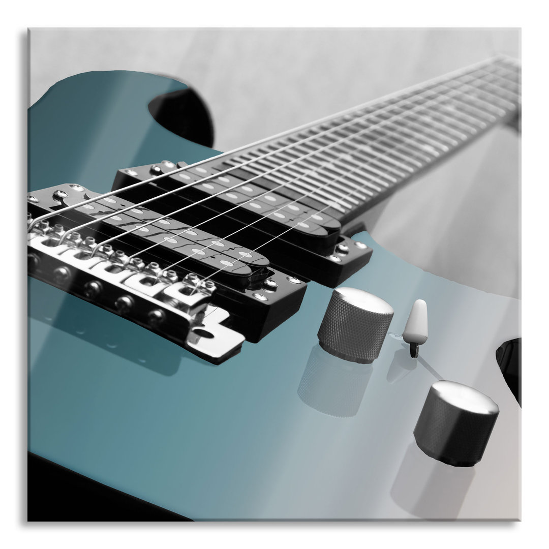 Glasbild E-Gitarre