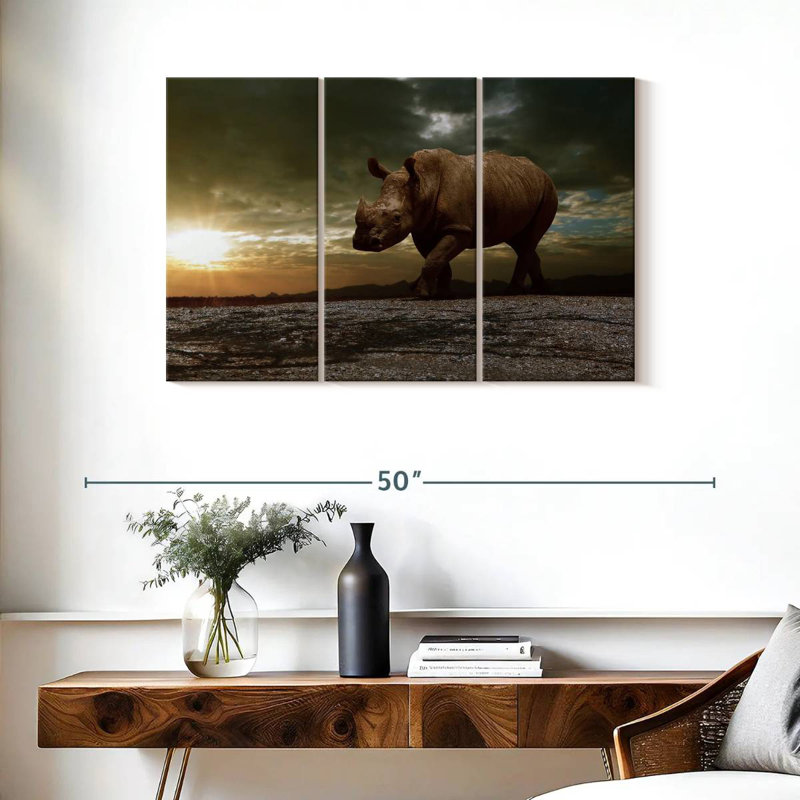 Brampt African Safari Brampt, 24" H x 38" W
