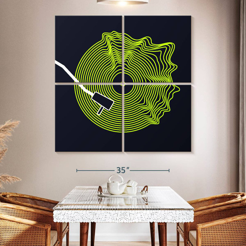 Abarca Neon Vinyl Record