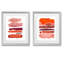 " Tuscan Sunset I-Framed 2 Piece Set - Black " 2 - Pieces