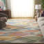 Tapis géométrique en laine / coton touffeté à la main Rodeo Drive-113063381