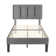 Auxter 47.63'' Steel Bed Frame with Adjustable Upholstered Headboard, No Box Spring Needed