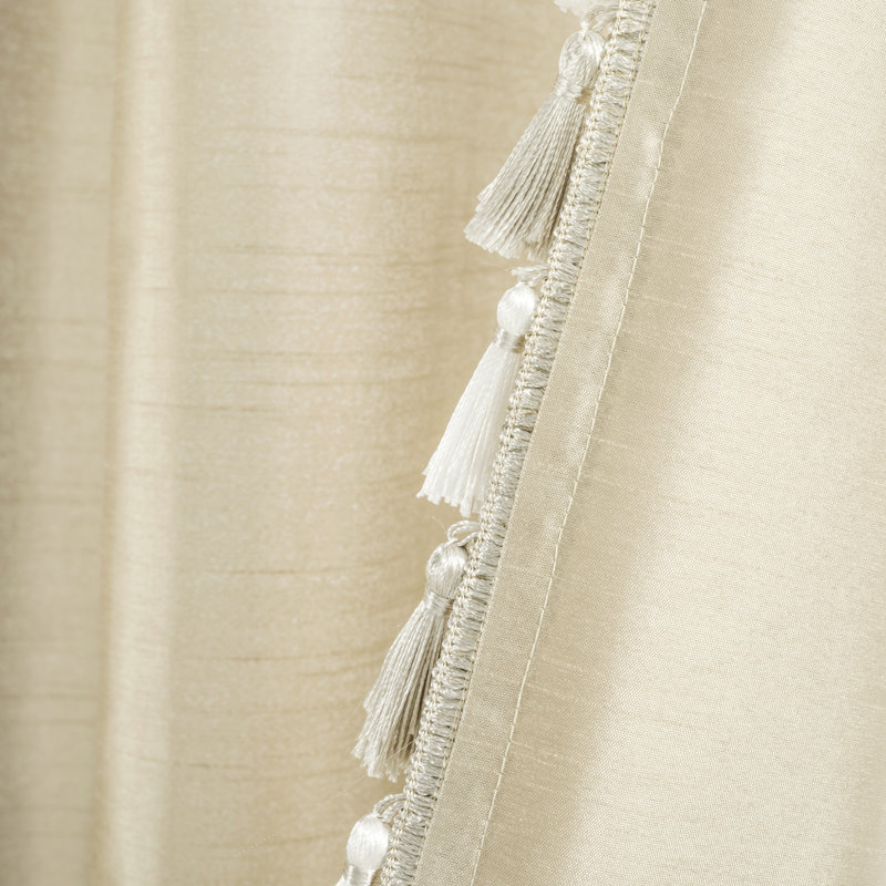 Rideau en polyester Luxury Regency, Blé