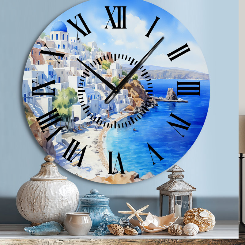 Horloge murale Santorini, Grand