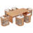 Januita Outdoor Acacia Wood Dining Set-116375423