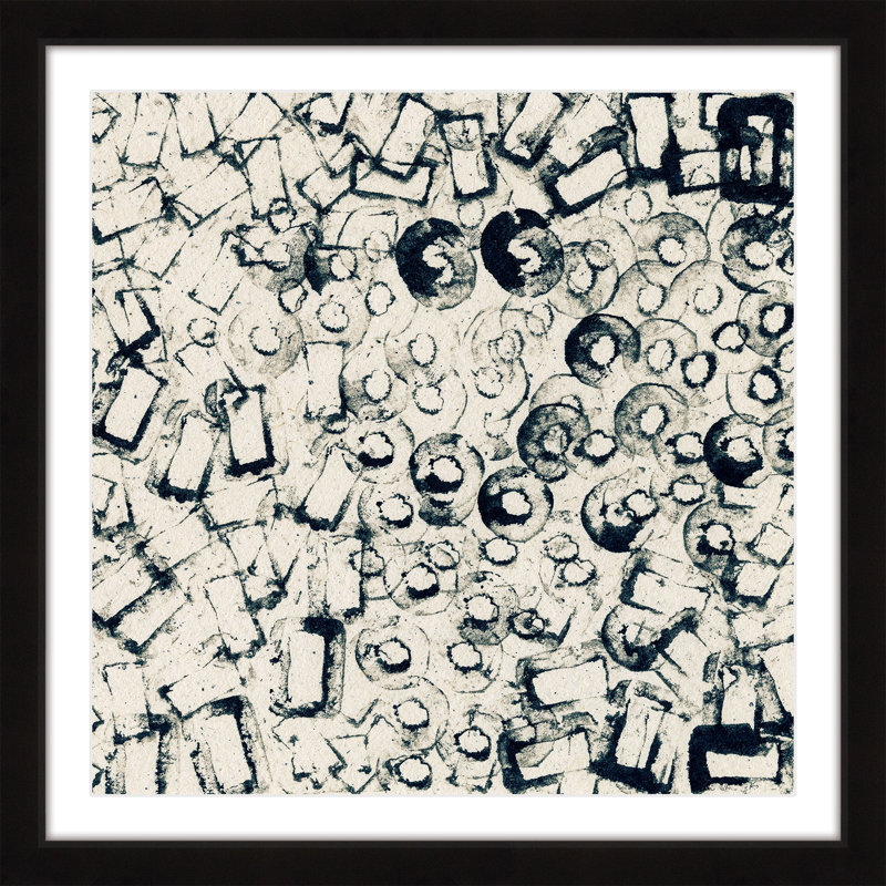 « incohérent projection », reproduction d’art encadrée, H 12 po x l 12 po x P 1,5 po
