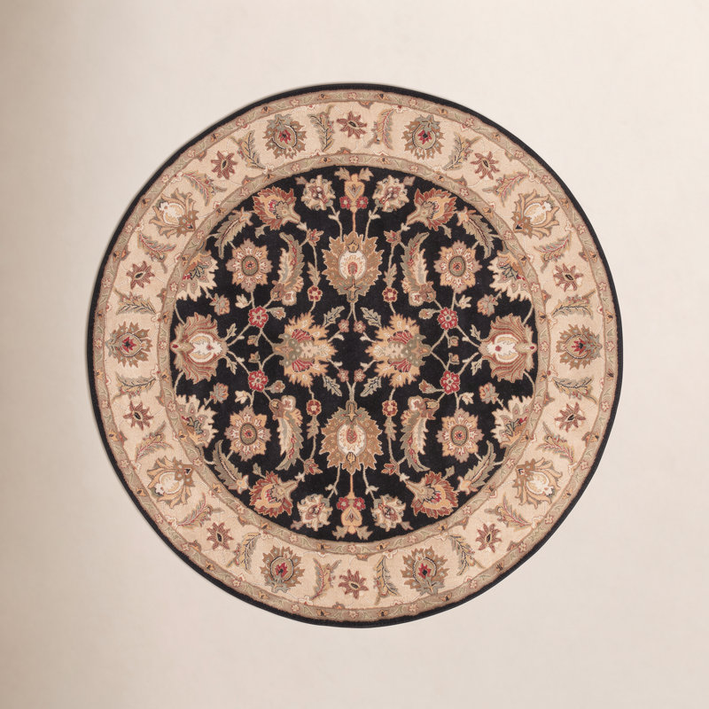 Tapis d'intérieur en laine Lyndsay, Rond 8 pi