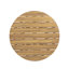 Ensemble bistro rond en bois d'acacia Adrian